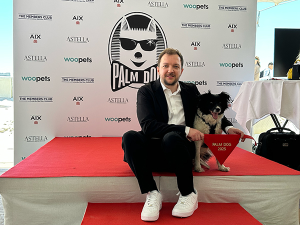 Panda é o nome do cãozinho que recebeu a "Palma Canina" de 2025