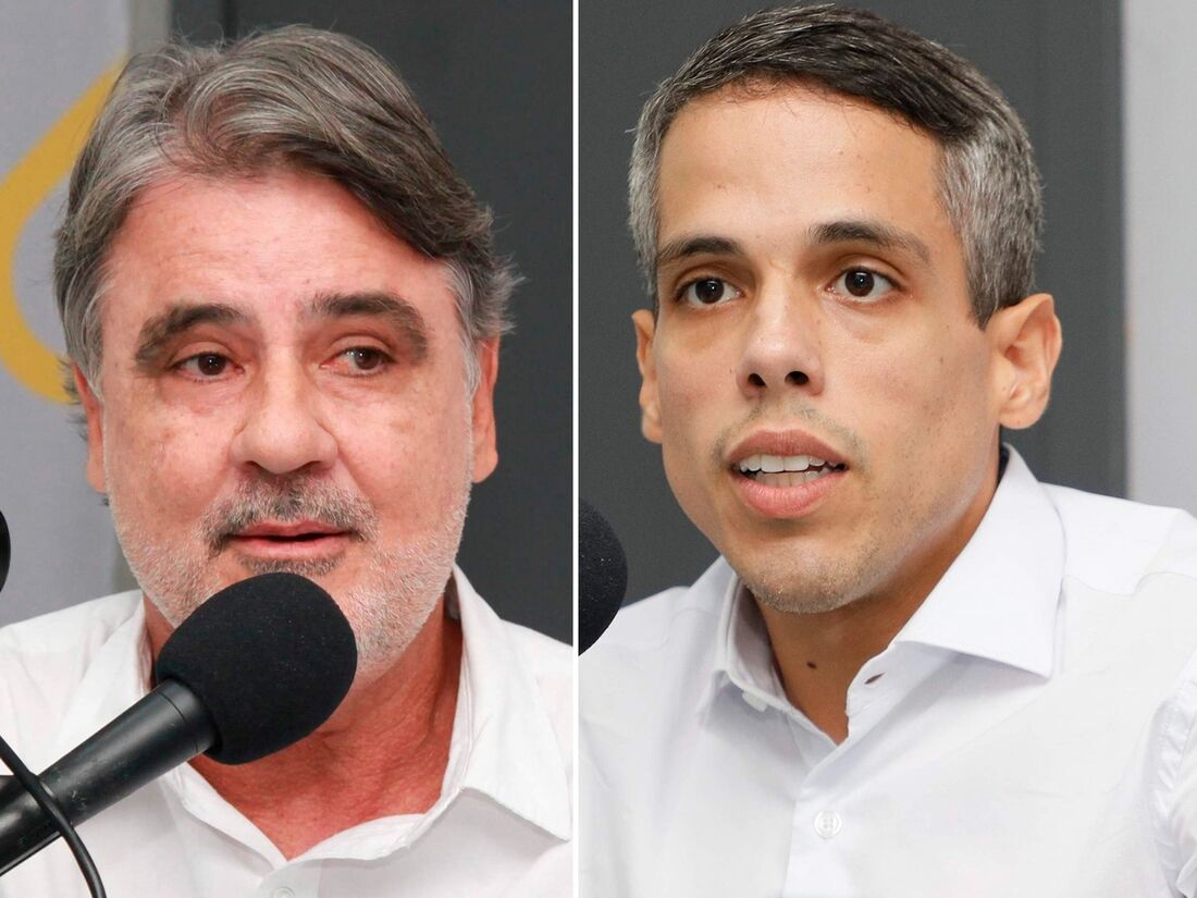Candidatos à presidência do MDB de Pernambuco: Raul Henry (reeleição) e o deputado estadual Jarbas Filho