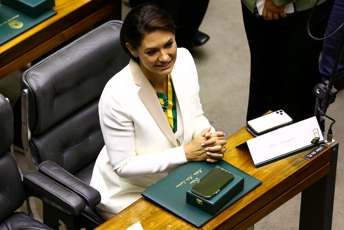 A ex primeira-dama Michelle Bolsonaro