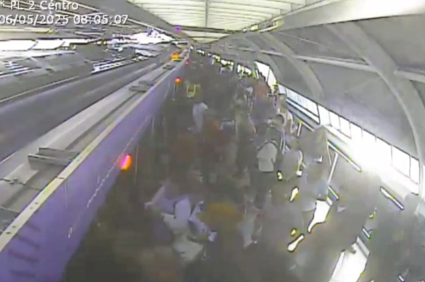 Caso foi registrado por câmera de segurança