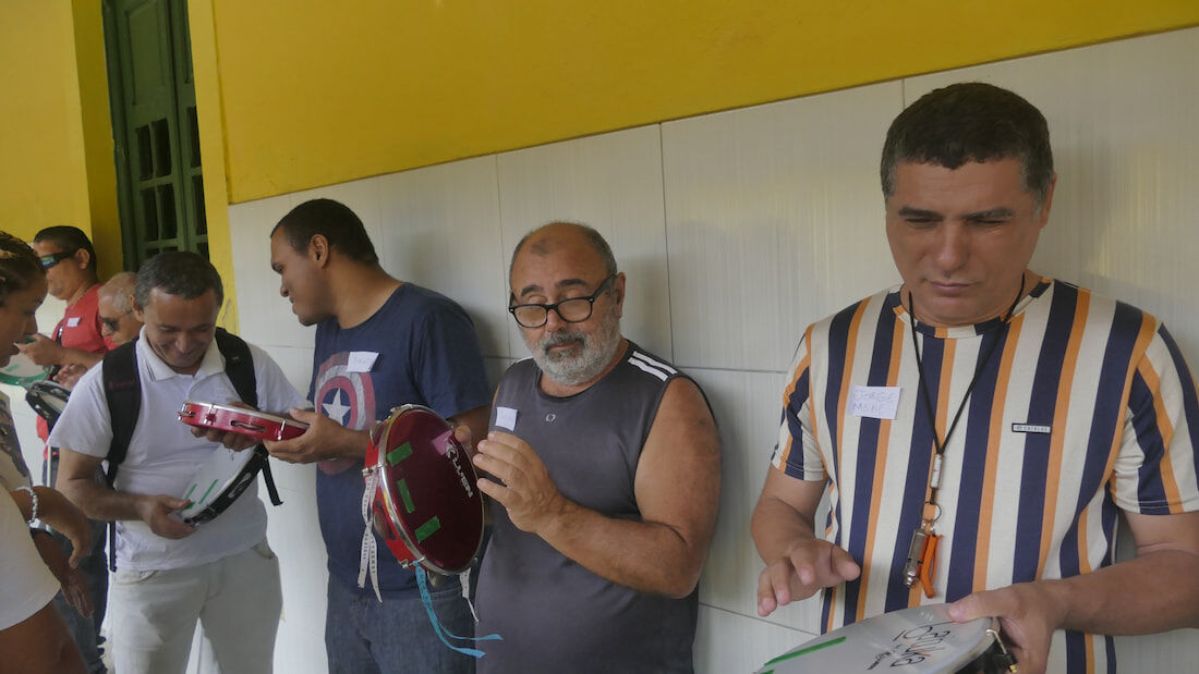 O projeto Pandeirada - Sentindo a Música doferecerá oficinas gratuitas de pandeiro voltadas exclusivamente para pessoas cegas ou com baixa visão