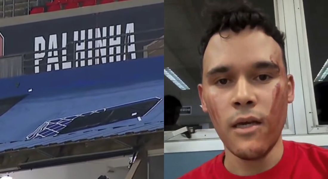 Placa de metal atinge torcedores do São Paulo no MorumBis