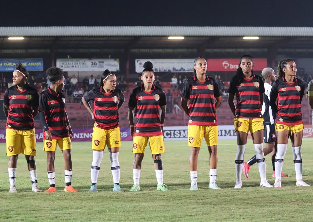 O time feminino do Sport perdeu de 4 a 0 contra o Corinthians pela 11ª rodada do Campeonato Brasileiro Feminino