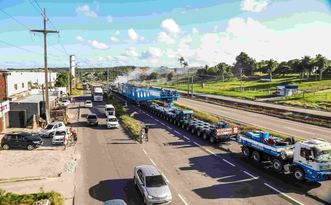 Transformador no km 53 da BR-101