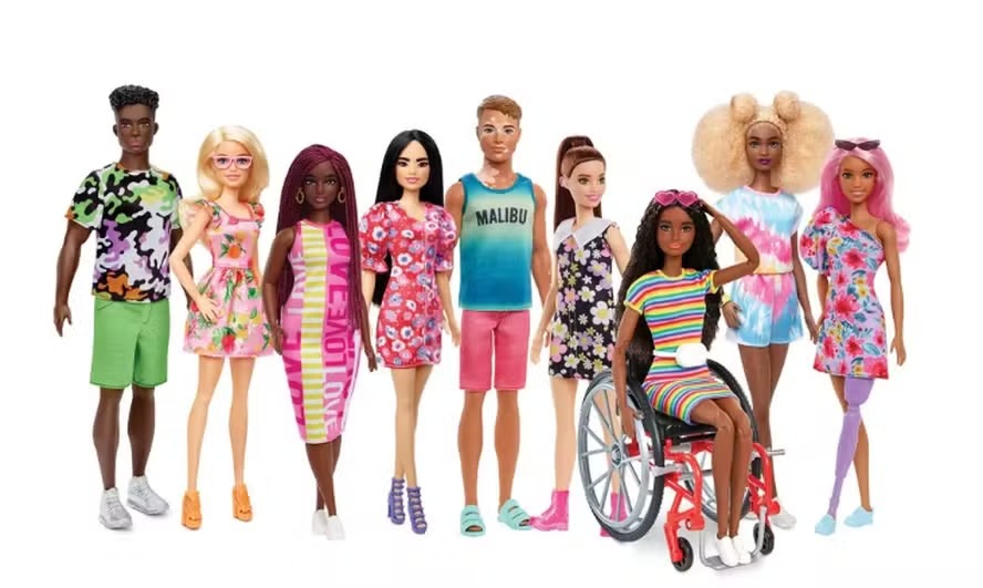 Linha de bonecos Barbie / Mattel
