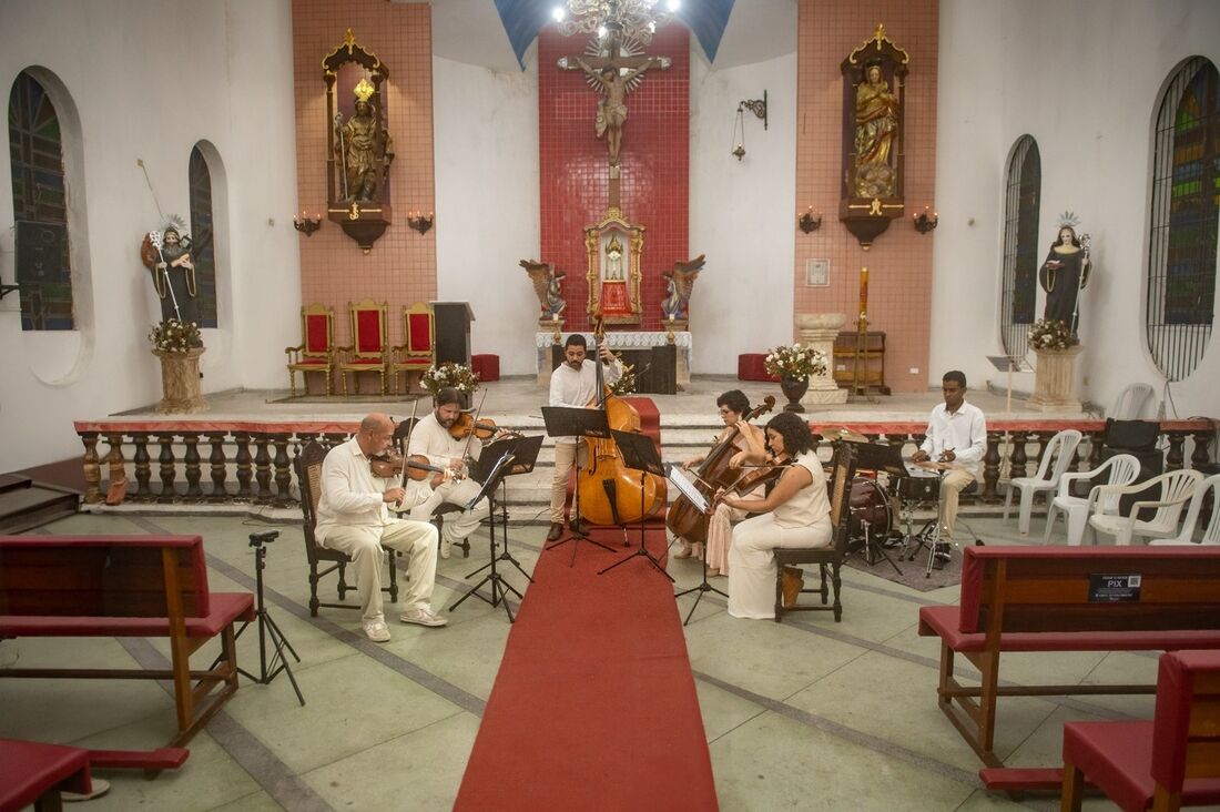Paróquia de São José, local da apresentação do Quinteto Pernambucano