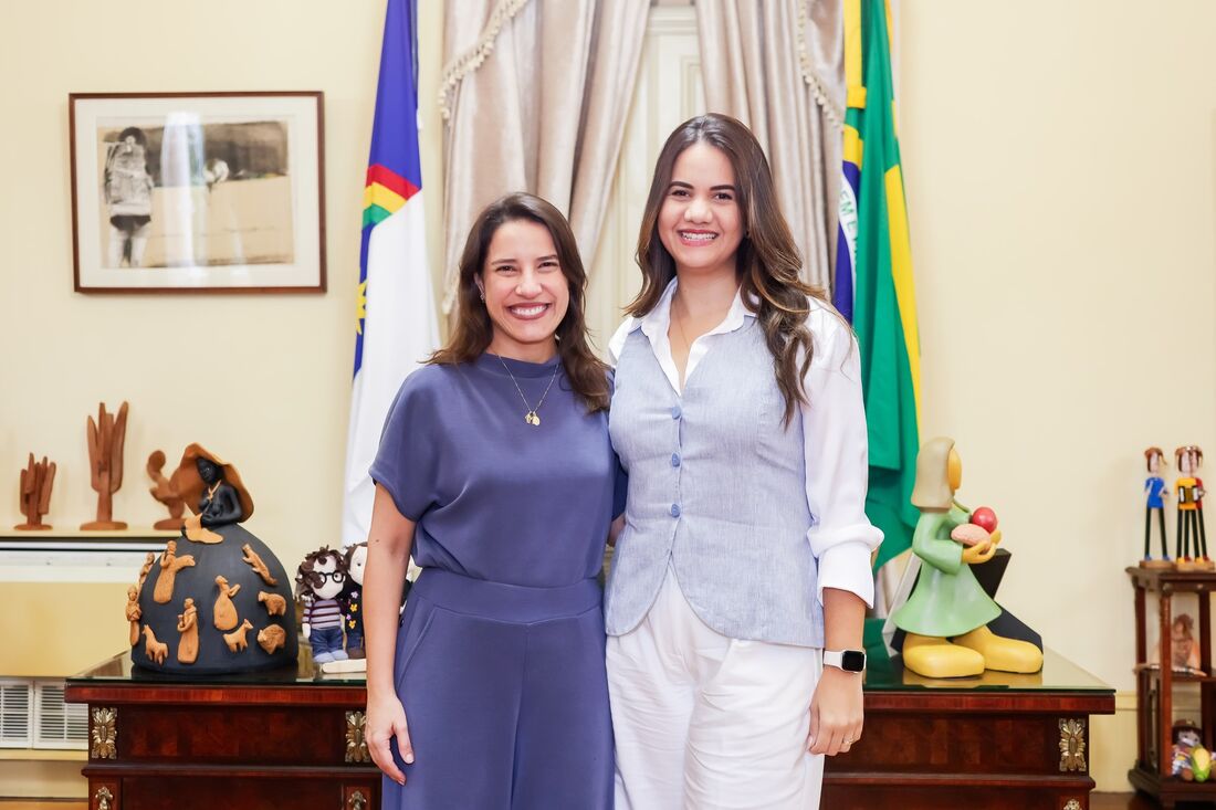 Em reunião, Raquel Lyra e Mirella Almeida discutem investimentos para Olinda