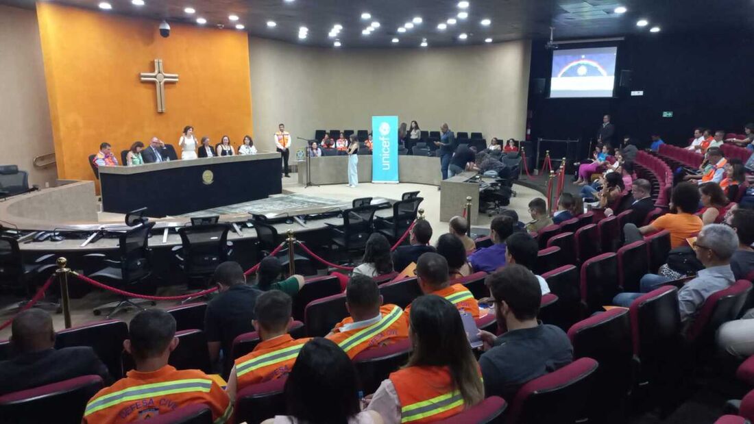 A UNICEF e A Defesa Civil de Pernambuco promovem evento sobre a proteção de crianças e adolescentes em eventos extremos 