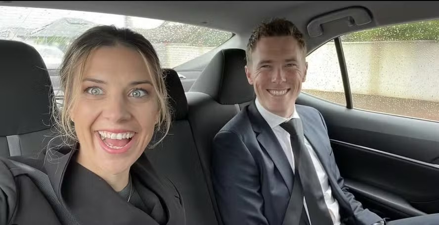 Melissa Hoskins e Rohan Dennis