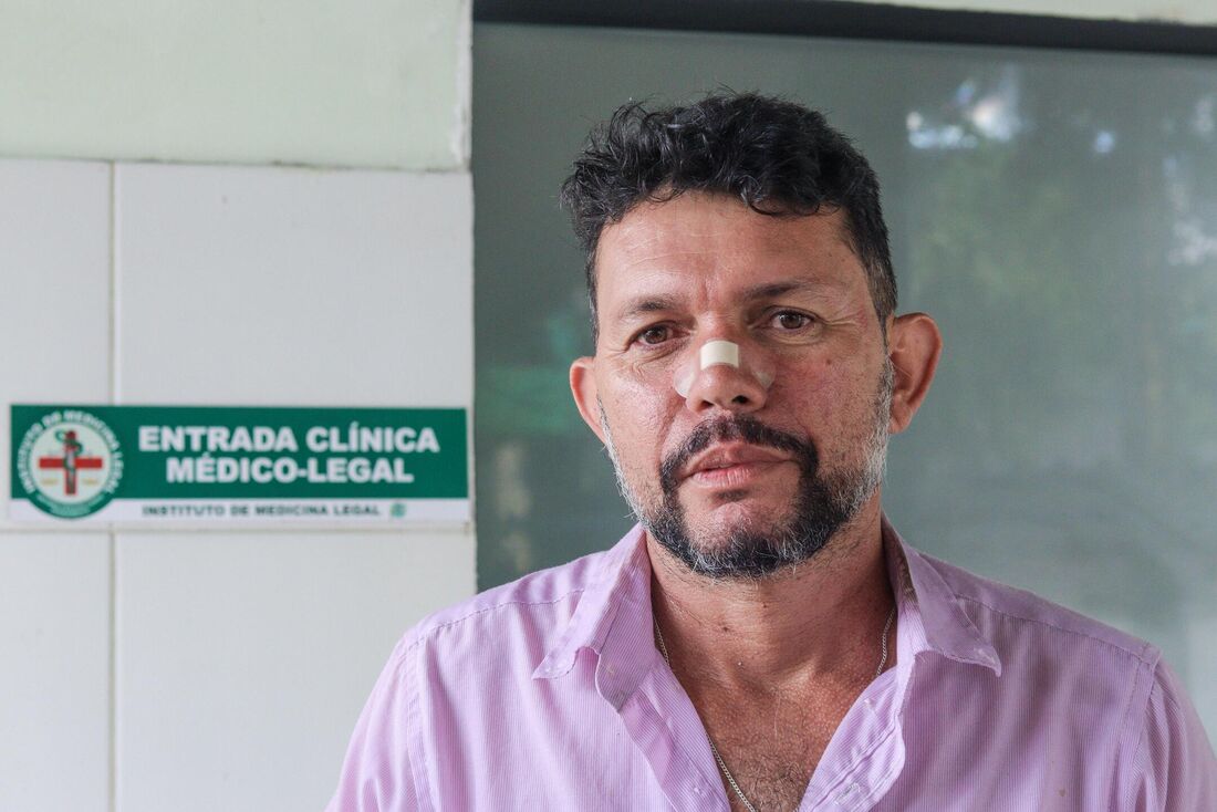 José Ailton Morais, tio do jovem de 23 anos, foi um dos parentes que esteve no local