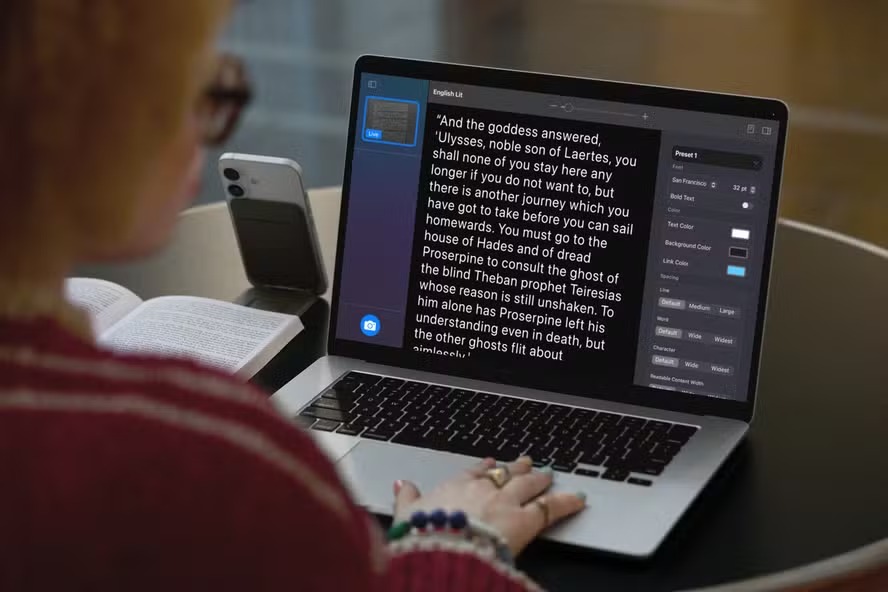 Apple vai levar para os seus produtos o 'Leitor de Acessibilidade', ferramenta que permite usuário escolher fonte, cor e espaçamento