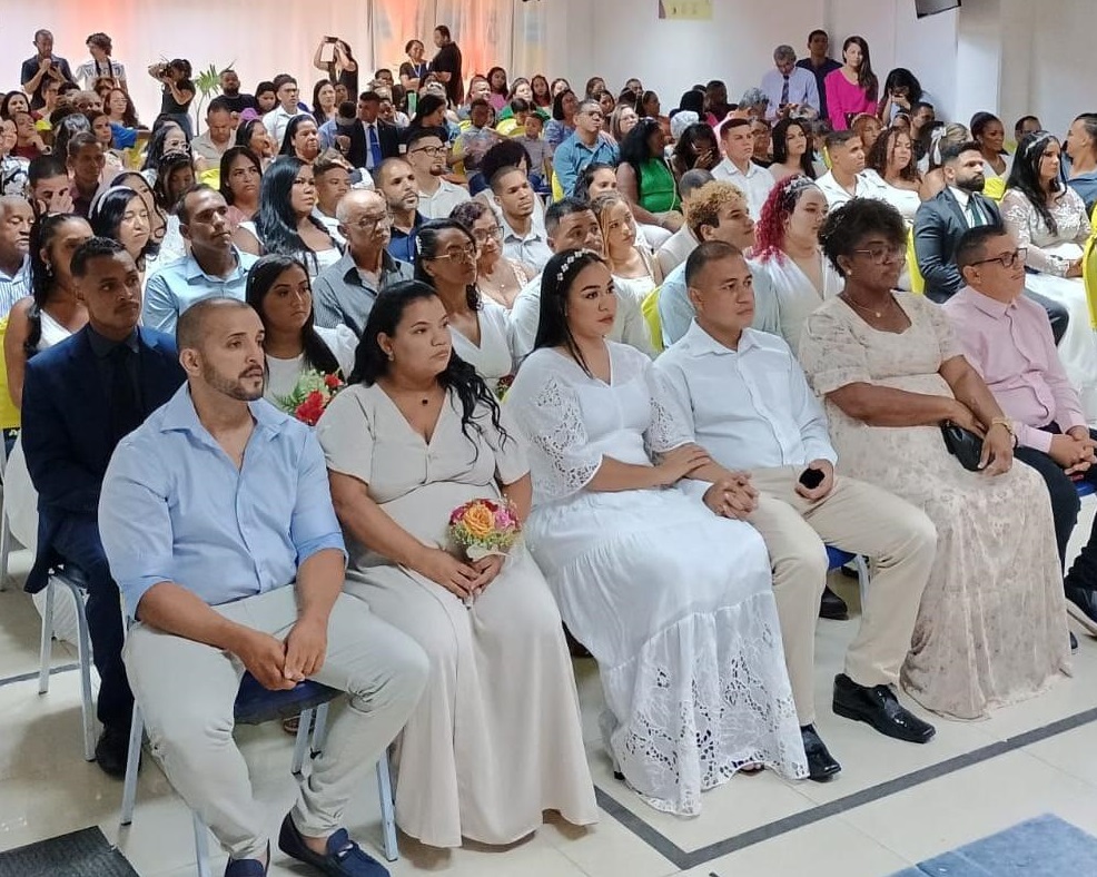 Casamento coletivo acontecerá no dia 12 de junho, às 16h, no auditório Roque de Brito, no Bloco B do Campus Graças da Uninassau