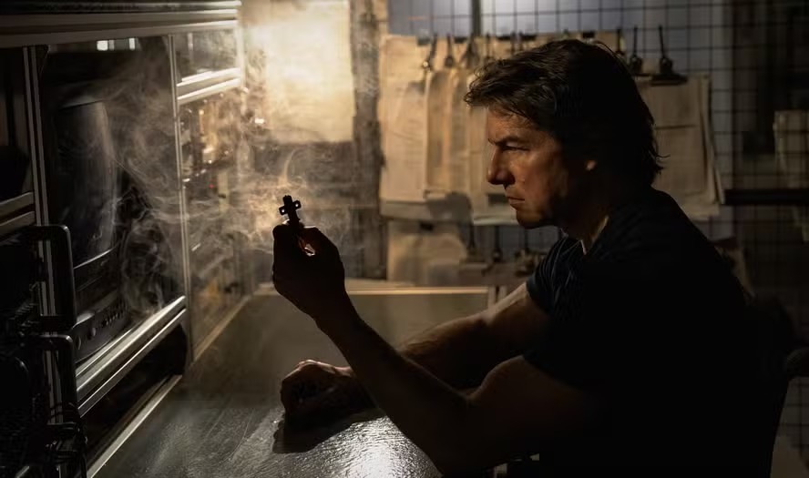 Tom Cruise em cena de 'Missão: Impossível  O acerto final' 