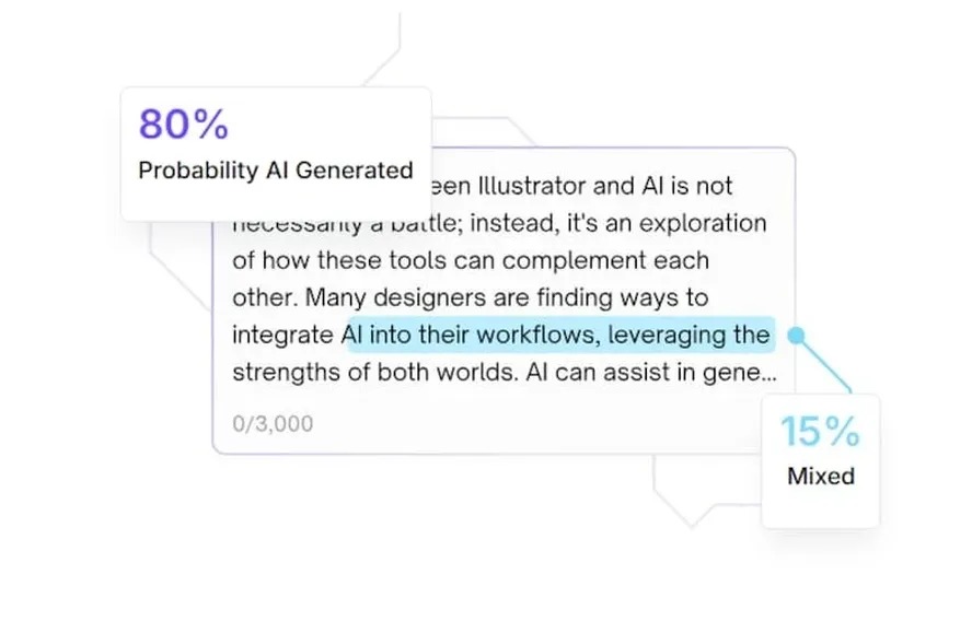 O Detect GPT foi criada para calcular a porcentagem de texto que foi criado com inteligência artificial