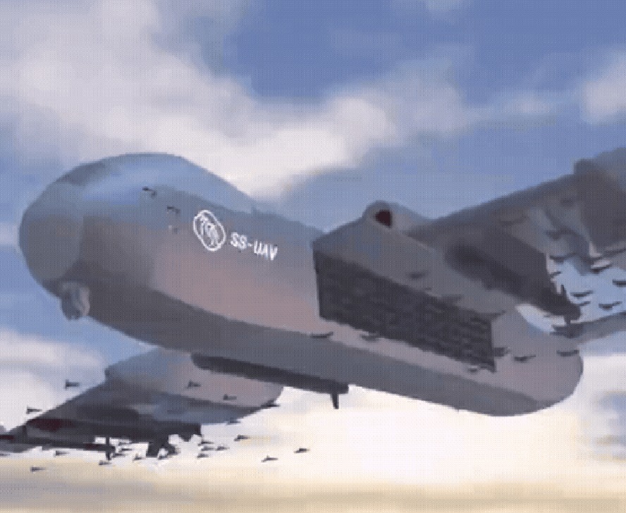 'Nave-mãe': aeronave militar da China pode transportar até seis toneladas de munição