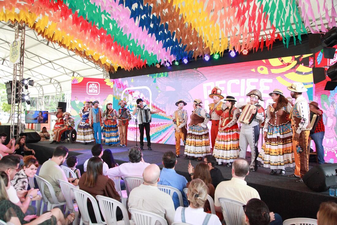 Lançamento da programação do São João do Recife no Sítio Trindade.