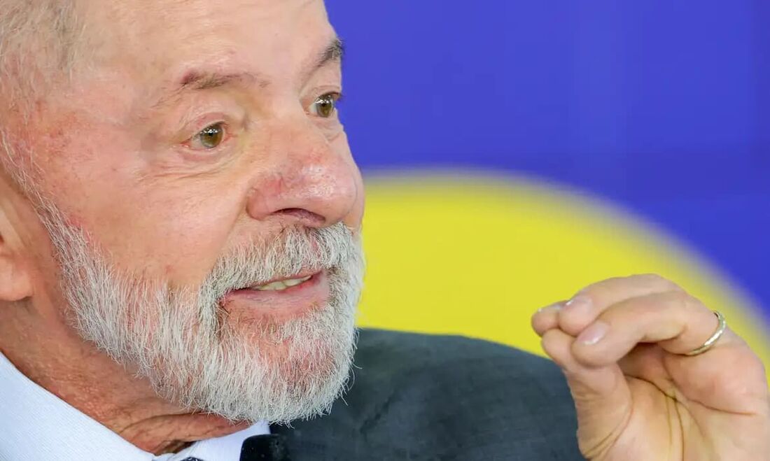 O presidente Luiz Inácio da Silva 