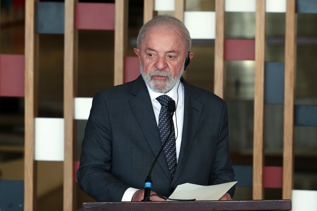 Presidente da República, Luiz Inácio Lula da Silva, durante Sessão Plenária da Cúpula Brasil-Caribe, no Palácio Itamaraty.