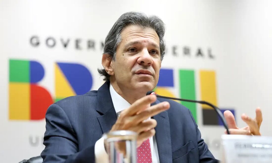 O ministro da Fazenda, Fernando Haddad.