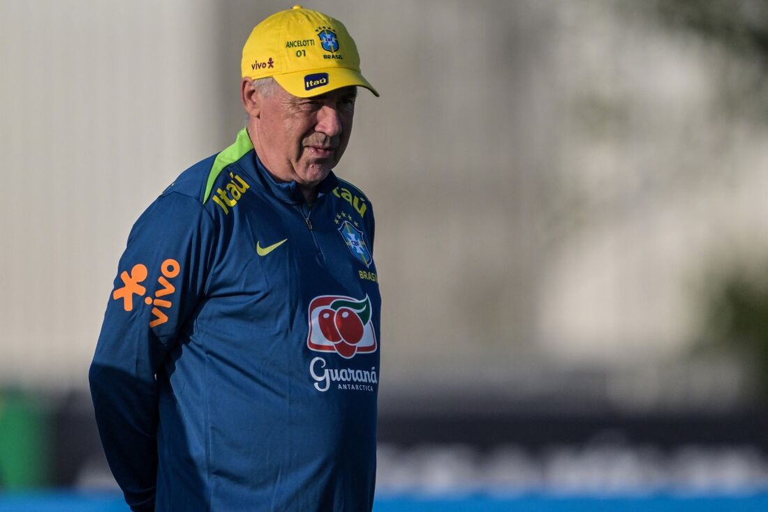 Carlo Ancelotti faz a sua estreia nesta quinta-feira (5) como técnico da seleção brasileira
