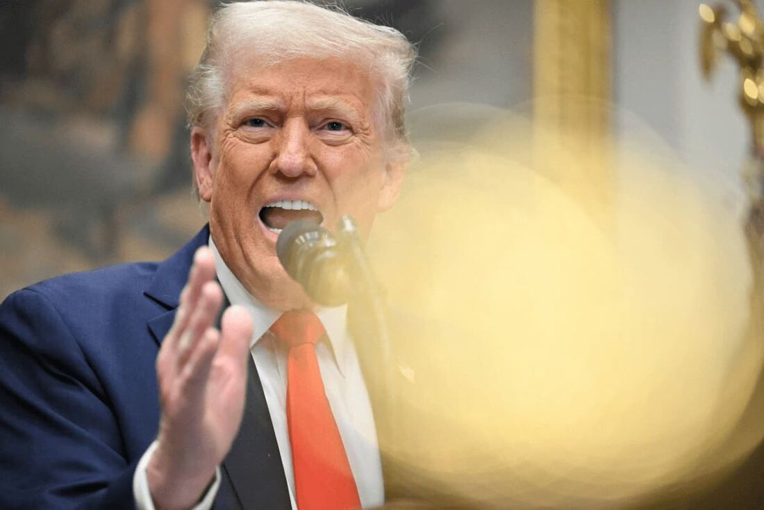  O presidente dos EUA, Donald Trump
