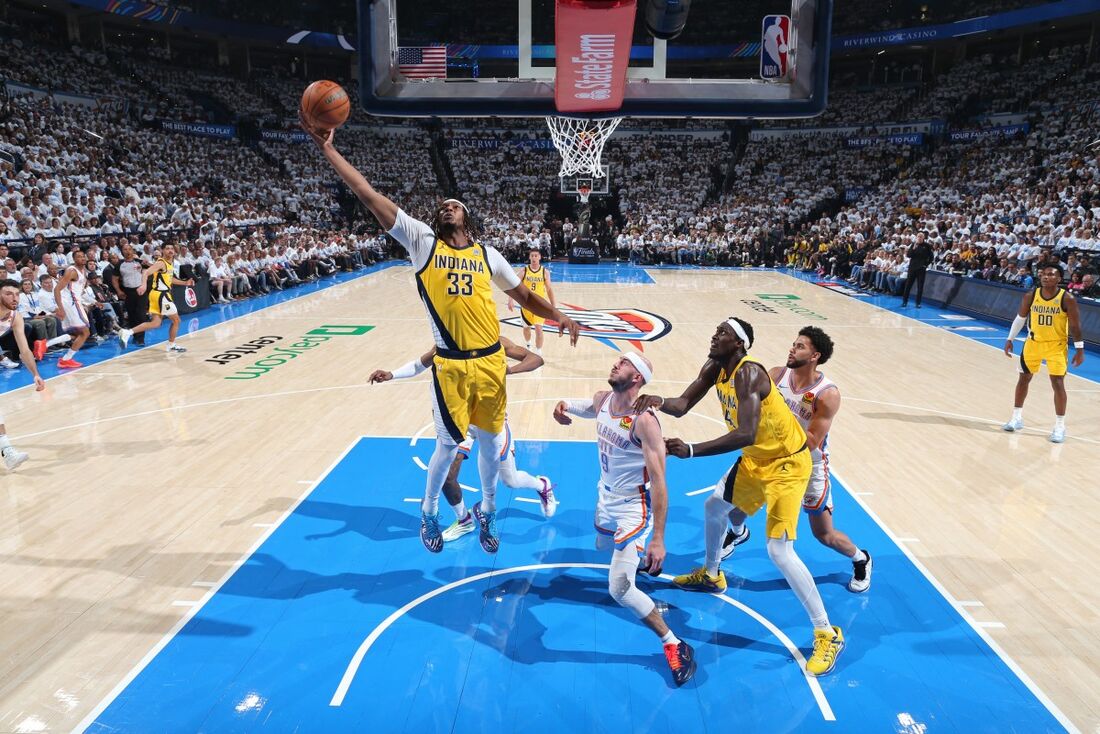 O Indiana Pacers abriu a série de jogos contra o Oklahoma City Thunder pela final da NBA com vitória por um ponto de diferença