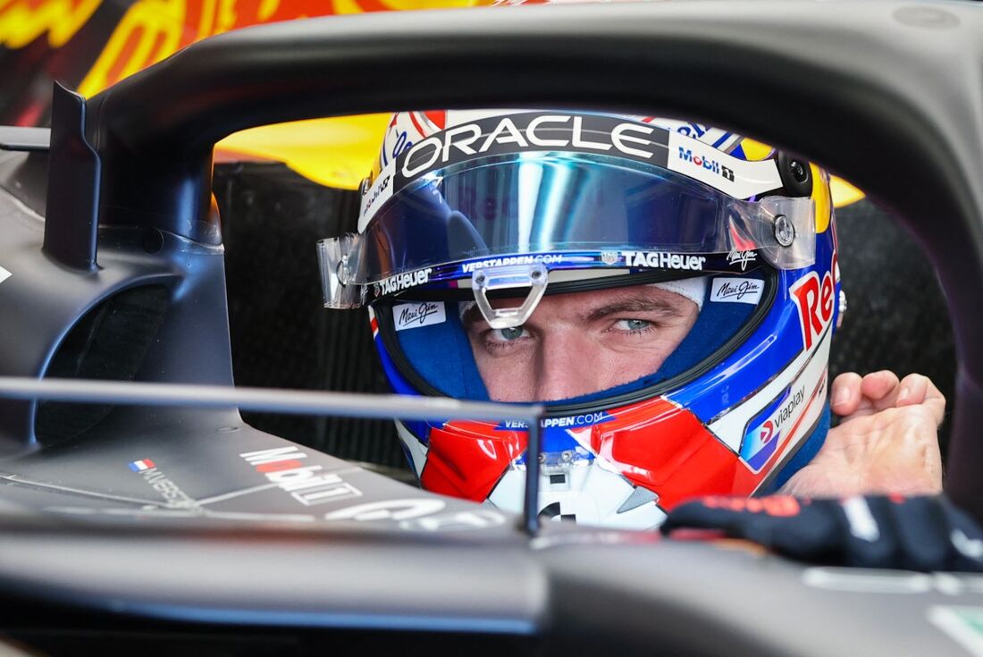 Max Verstappen durante treino no Canadá