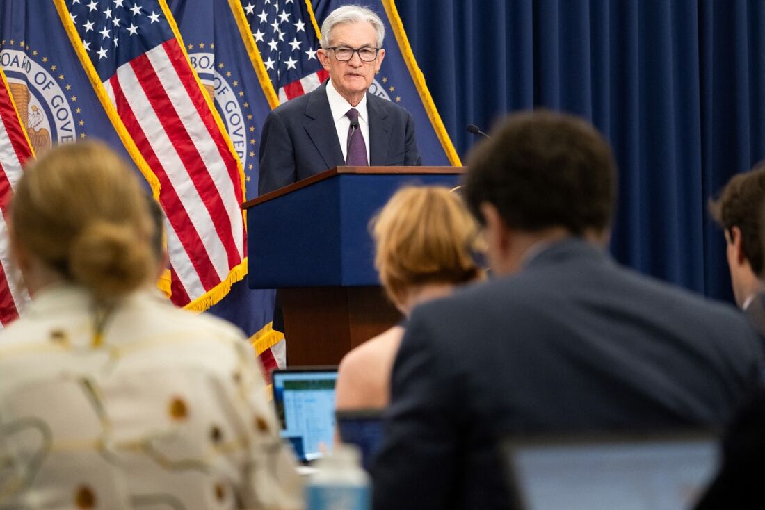 O presidente do Federal Reserve (Fed), Jerome Powell