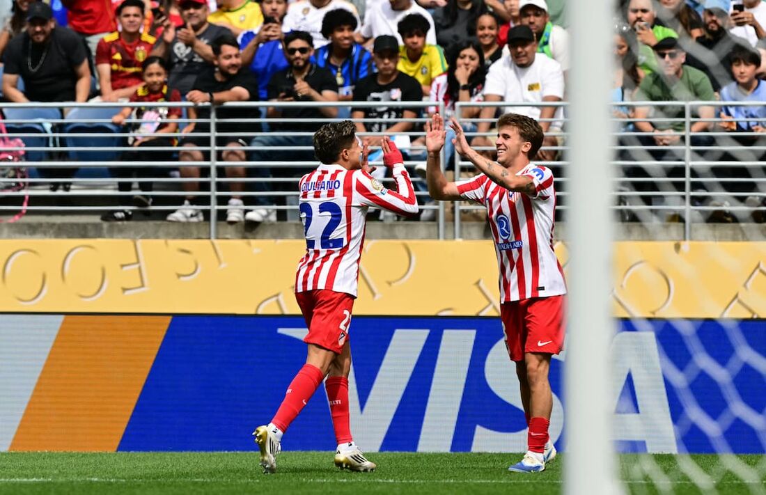 Pablo Barrios comandou a vitória do Atlético de Madrid diante do Seattle 
