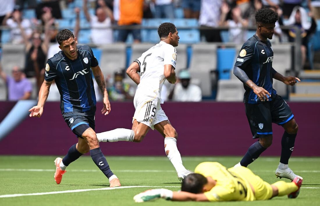 Bellingham abriu o caminho para a vitória do Real Madrid diante do Pachuca