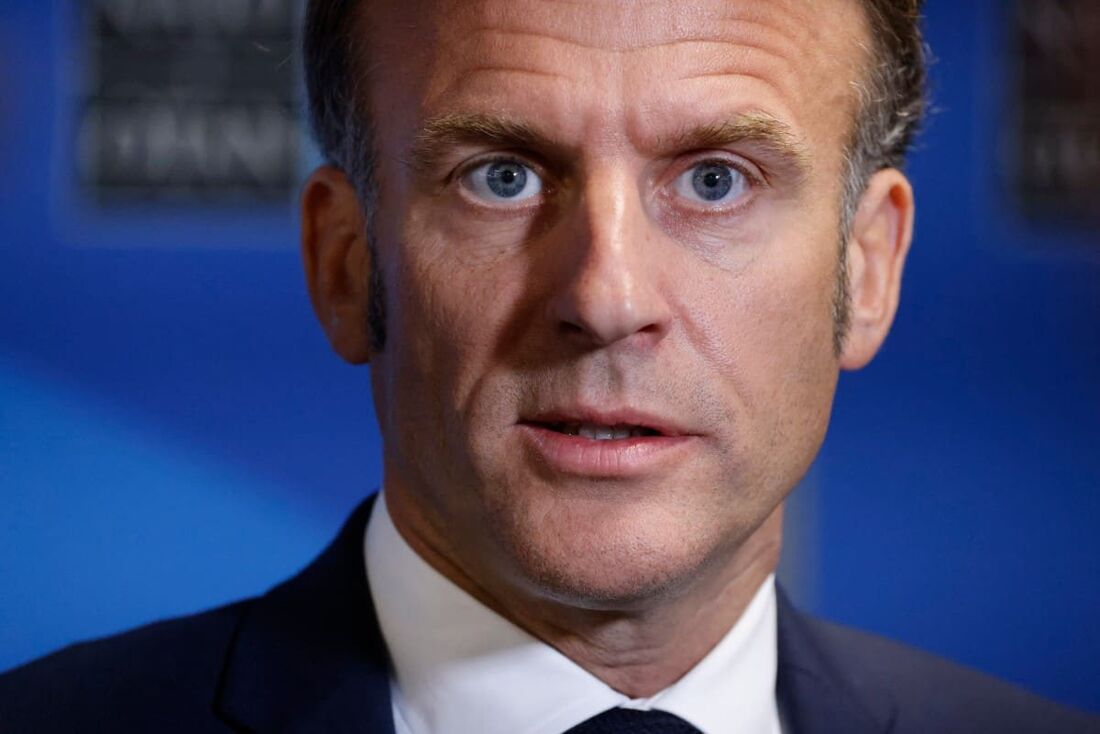 Emmanuel Macron, presidente da França, falou que acordo comercial UE-EUA "não para por aí"