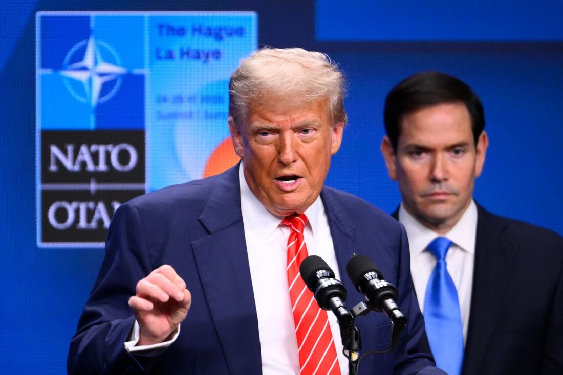 O presidente dos EUA, Donald Trump 