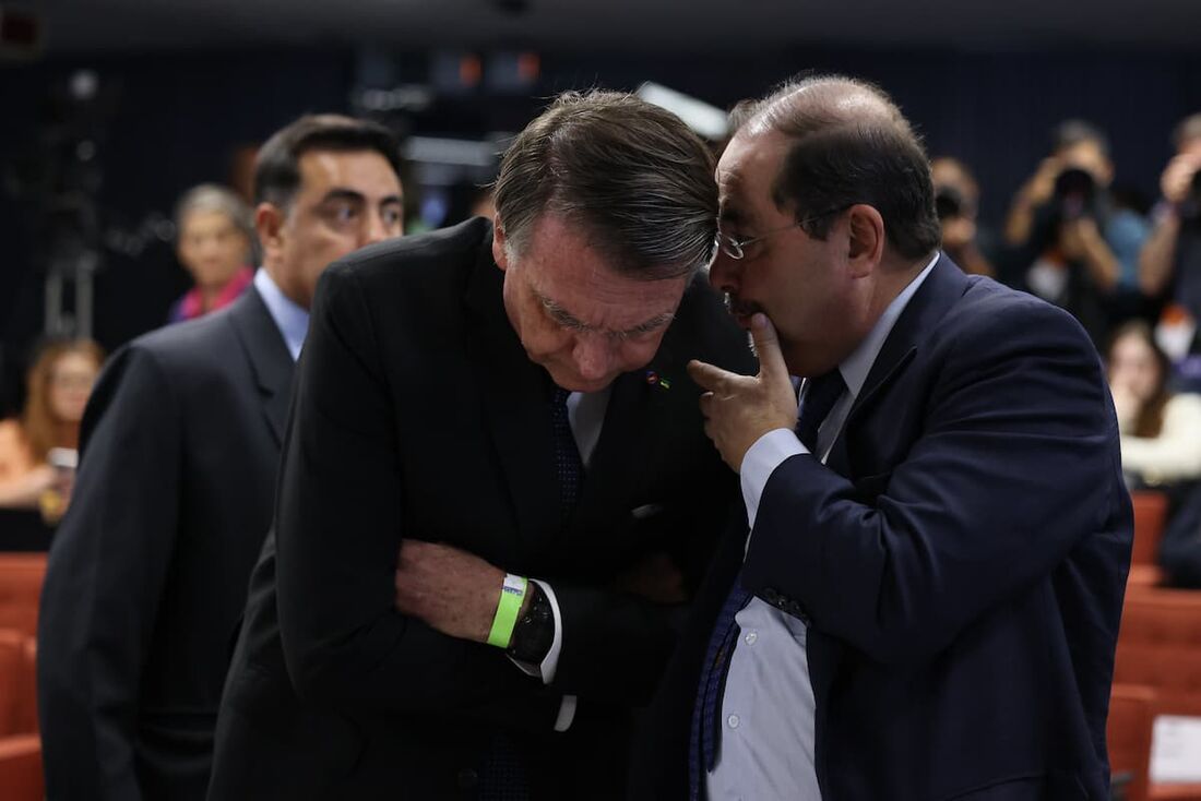 Jair Messias Bolsonaro e seu advogado, Dr. Celso Sanchez