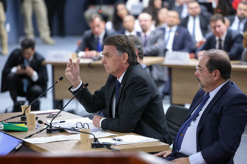 Ex-presidente Jair Bolsonaro admitiu ter tratado com auxiliares da possibilidade de adotar instrumentos como o Estado de Sítio ou a chamada Garantia da Lei e da Ordem (GLO)