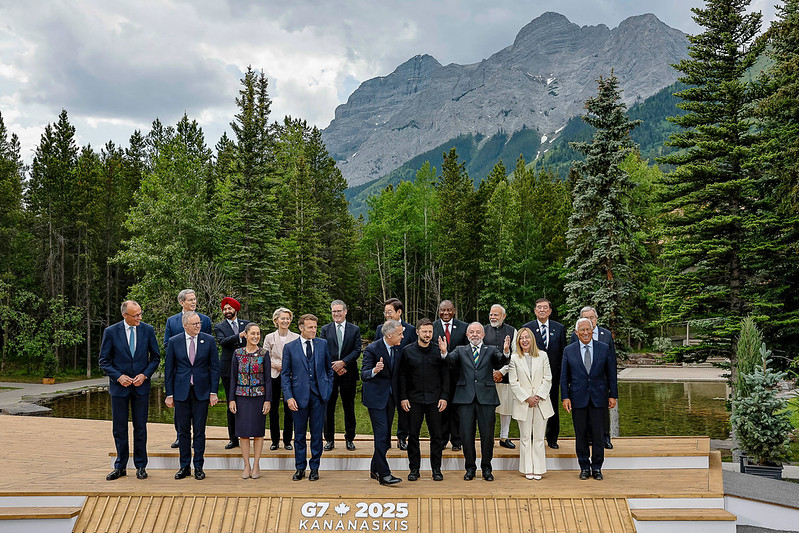 Presidente da República, Luiz Inácio Lula da Silva, durante foto oficial da Cúpula do G7. Kananaskis, Alberta - Canadá.
