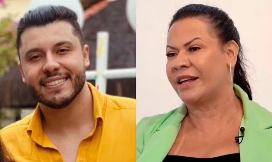 Murilo Huff, cantor, e Ruth Moreira, mãe de Marília Mendonça: genro e sogra disputam guarda de criança