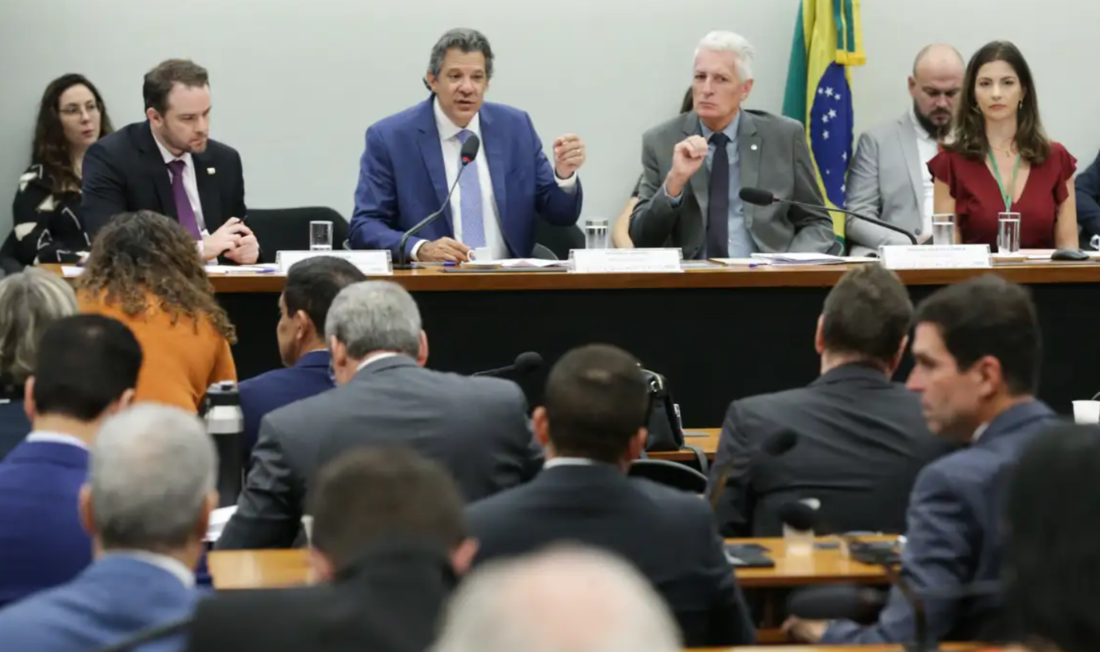 Ministro da Fazenda, Fernando Haddad, durante audiência na Câmara dos Deputados 