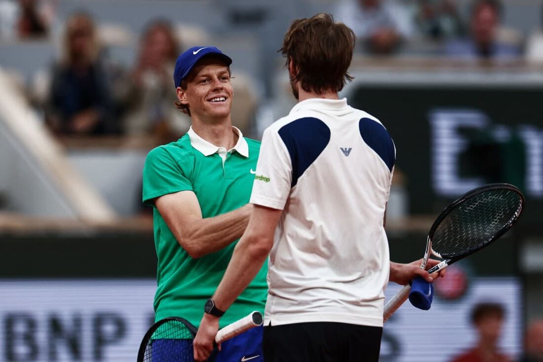 Sinner garantiu vaga na semifinal de Roland Garros
