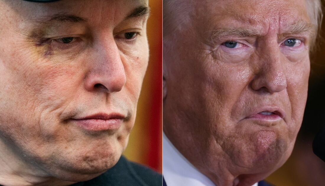 Musk e Trump podem causar dano um ao outro com rompimento