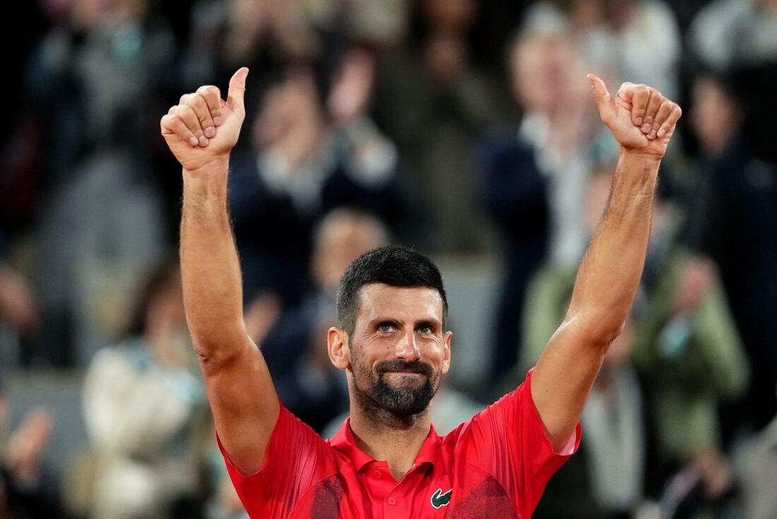 Novak Djokovic venceu na estreia de Wimbledon contra o francês Alexandre Müller