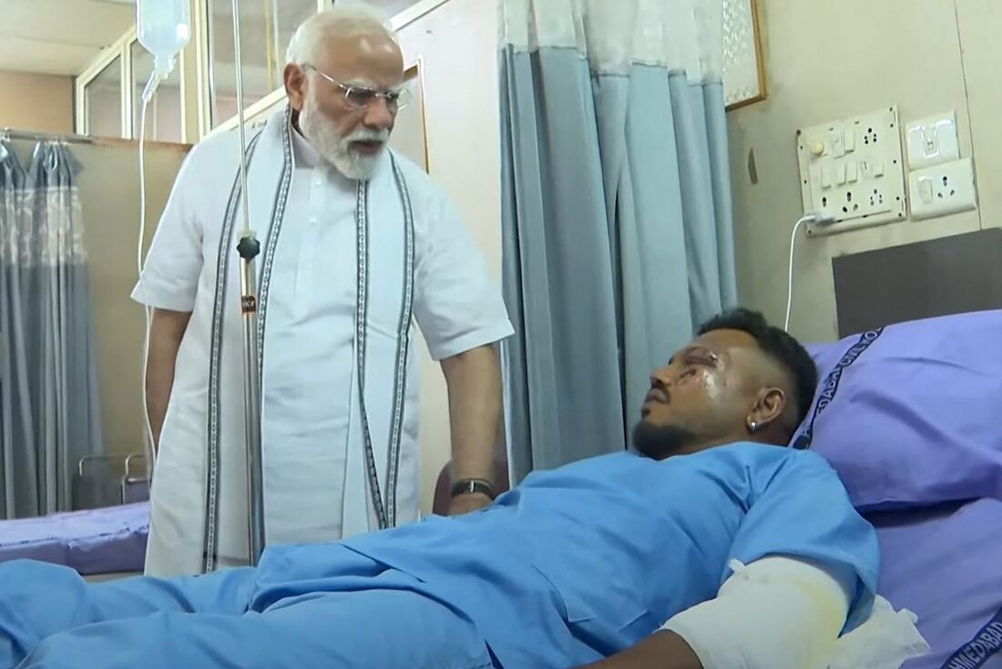 Vishwash Kumar Ramesh, sovrebibente do desastre áereo envolvendo a Air Índia