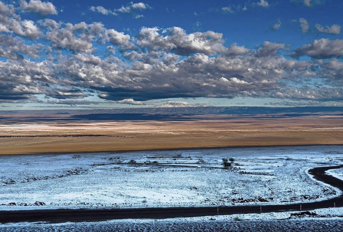 Queda de neve é um fenômeno que não ocorria há 10 anos, no Atacama, norte do Chile