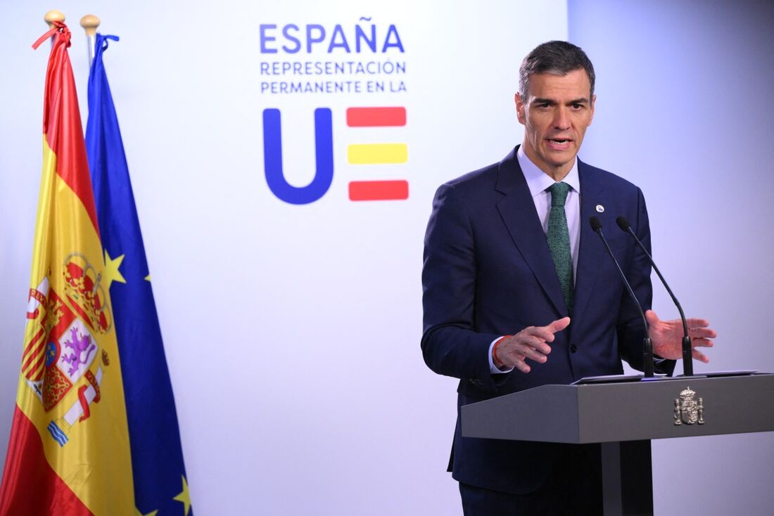 Presidente de governo da Espanha Pedro Sánchez 