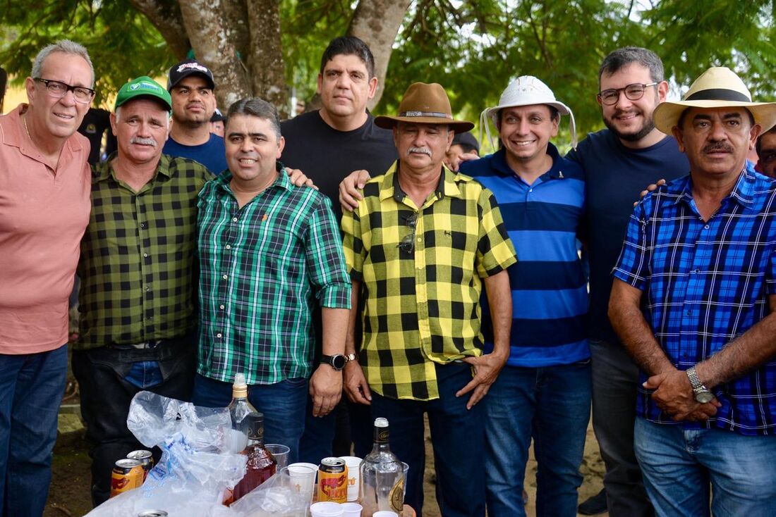 Presidente da Assembleia Legislativa, deputado Álvaro Porto (PSDB), em Brejão