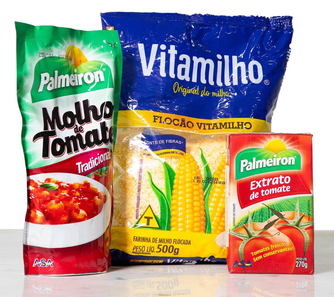 Produtos premiados da Vitamilho e Palmeiron