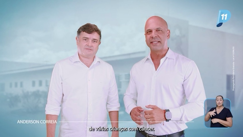 Presidente estadual do PP, deputado Eduardo da Fonte, e o vereador de Caruaru Anderson Correia