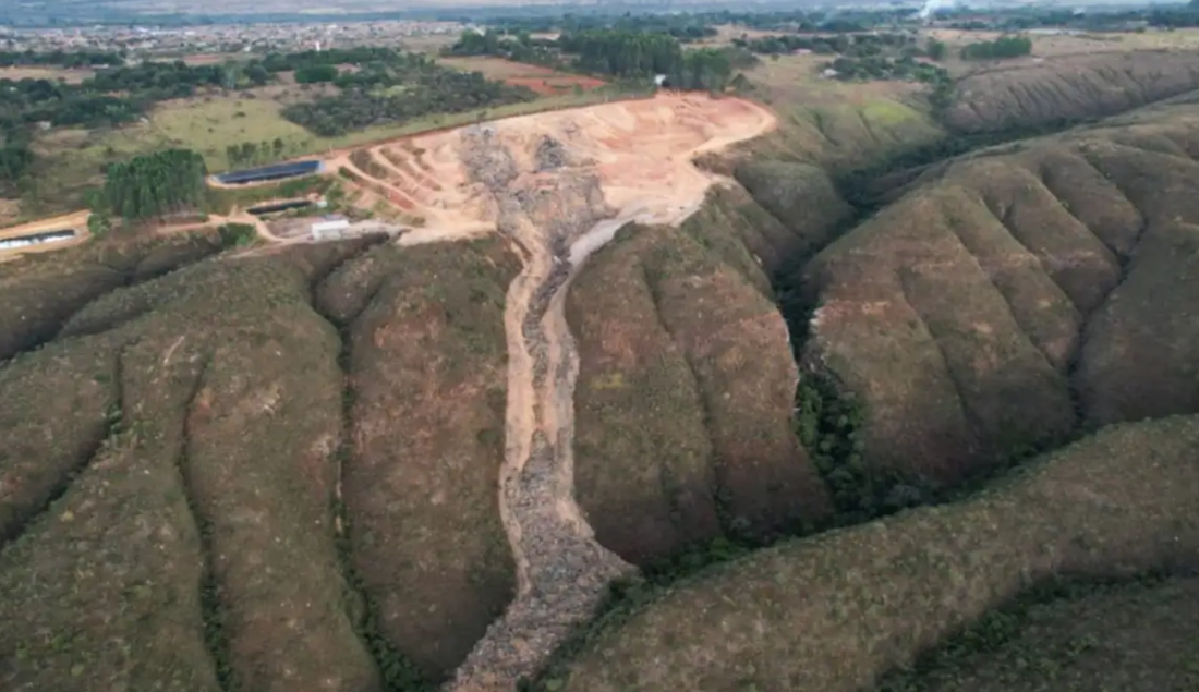 Aterro Sanitário Ouro Verde, em Padre Bernardo (GO)