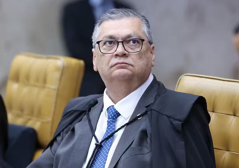 O ministro Flávio Dino, durante sessão do STF 