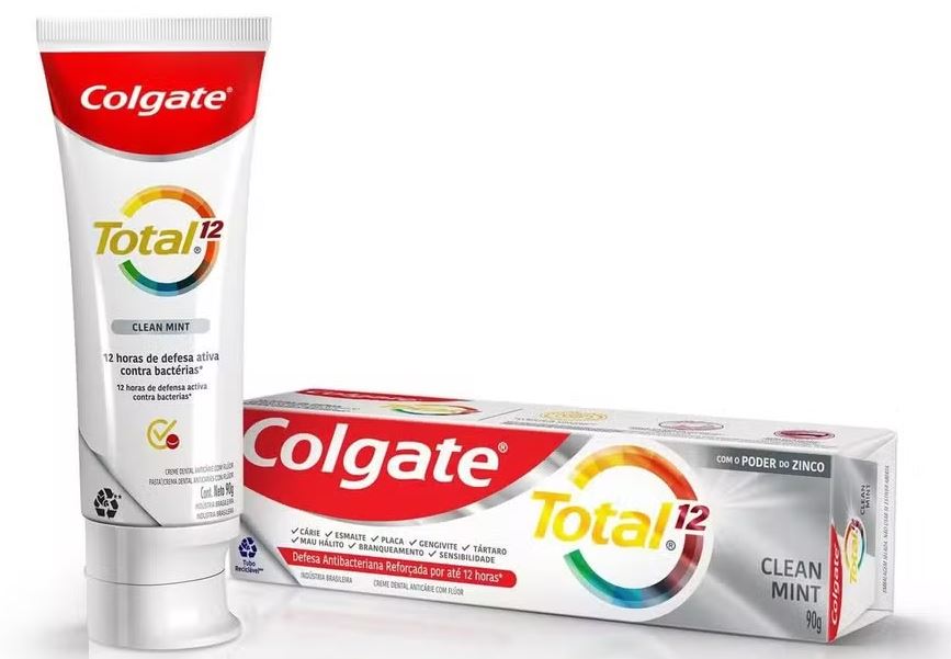 A divulgação do creme dental promete 12 horas de proteção completa "não importa o que você faça"