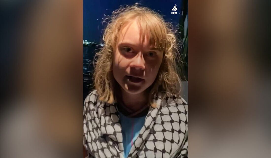 Greta Thunberg em vídeo divulgado no Instagram 